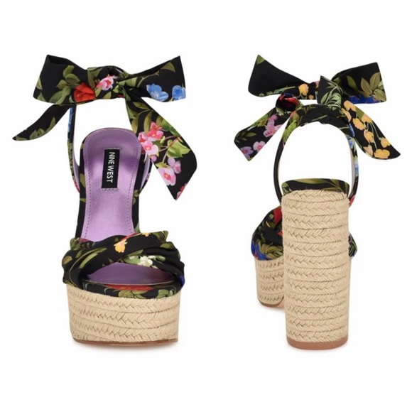 Nine West multi garden platform heels - Picture 2 of 7